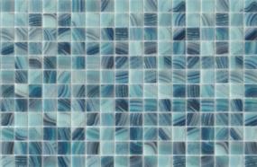 Waterlace Glossy 1X1 Mosaic 12X18 - Gau Swatch